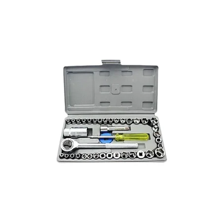 COFFRET KIT CLÉ À DOUILLES 40 PIÈCES