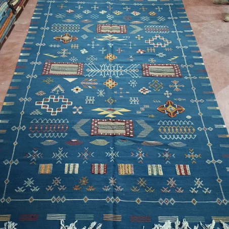 Tapi kilim berbère tissé noué