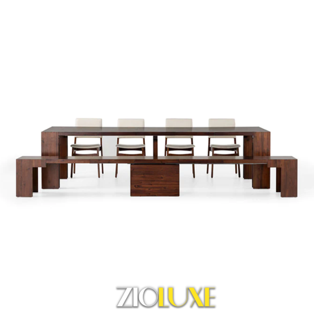 Transformer Dining Set - The Host - Table + Banc + 4 Chaises