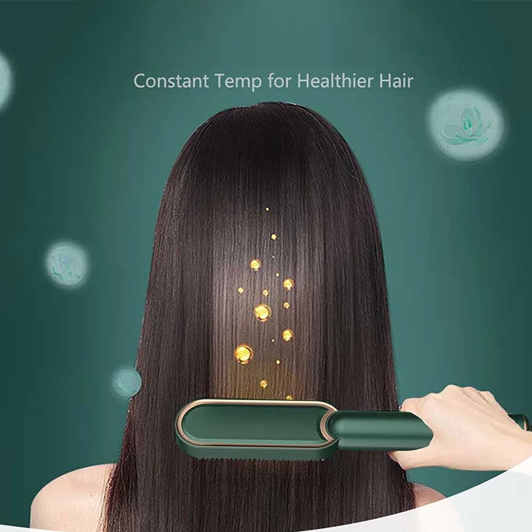 فرشاة فرد الشعر الحلقية مع شاشة LED