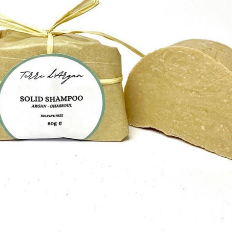 SHAMPOING SOLIDE ARGAN ET GHASSOUL