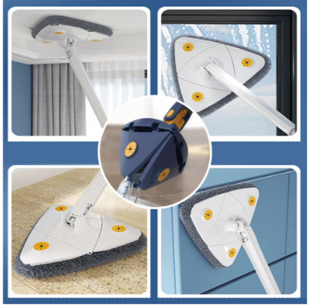 ممسحة أرضية دوارة بزاوية 360 درجة