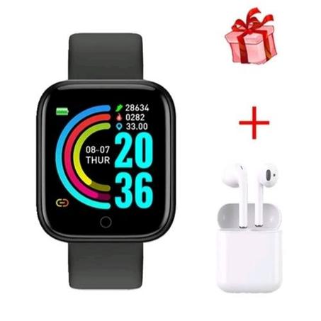 montre intelligente y68 de sport plus écouteur Bluetooth i7 mini