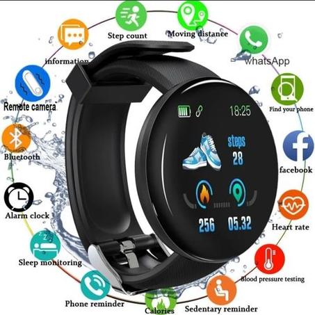 Nouvelle montre connecté  écran ronde pour femme et homme