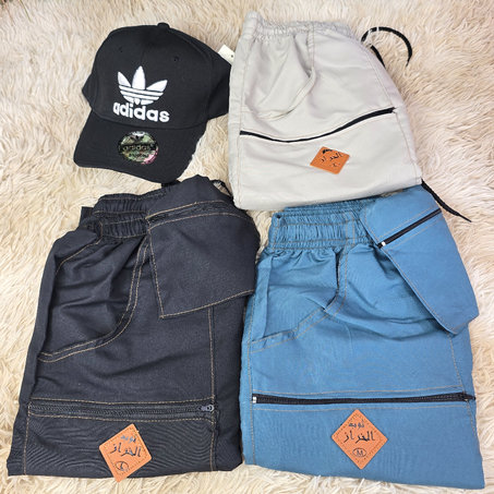 3 سراول نصف الساق + كاسكيطة