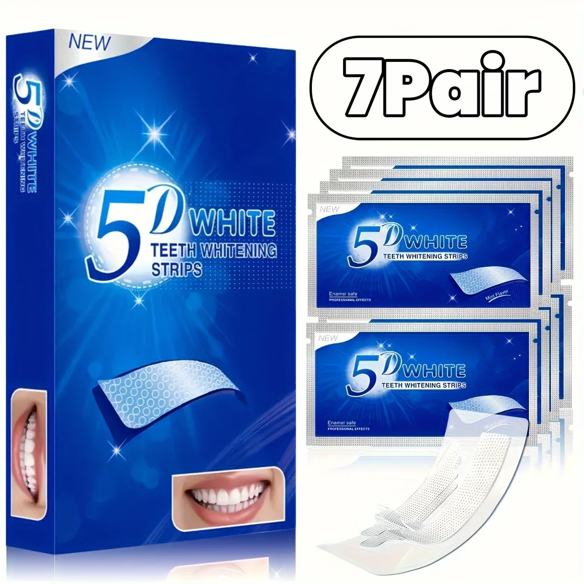 Bandes de Blanchiment Dentaire – Sourire Blanc en 7 Jours
