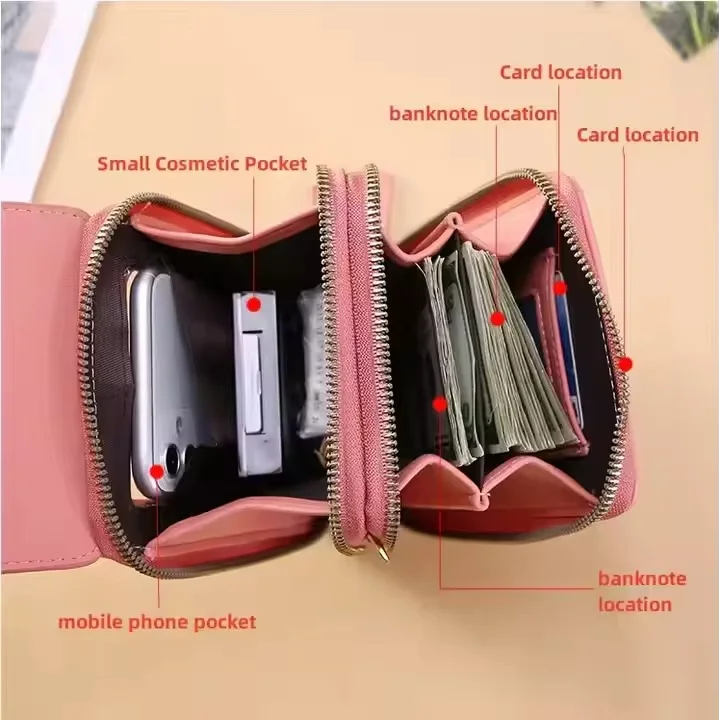 Mini Sac Bandoulière Tactile – Élégant & Ultra Pratique