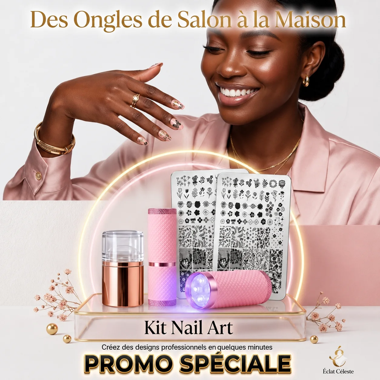 Kit Design Ongles Complet - Fais Tes Ongles Comme au Salon | Pack 3 en 1