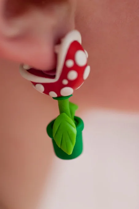YOUCH Piranha Plant Earrings