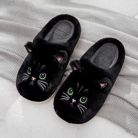 Cat Fuzzy Slippers