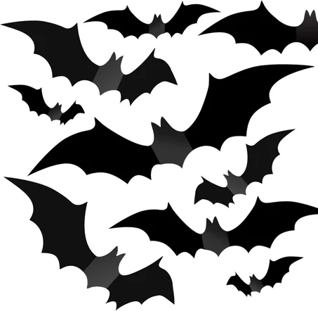 3D Bats Wall Decals🦇 (56 PCS)