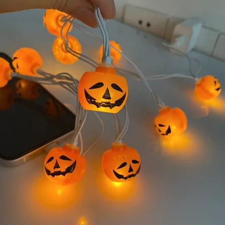 LED Pumpkins Light Phone Charger Cable limited offer.