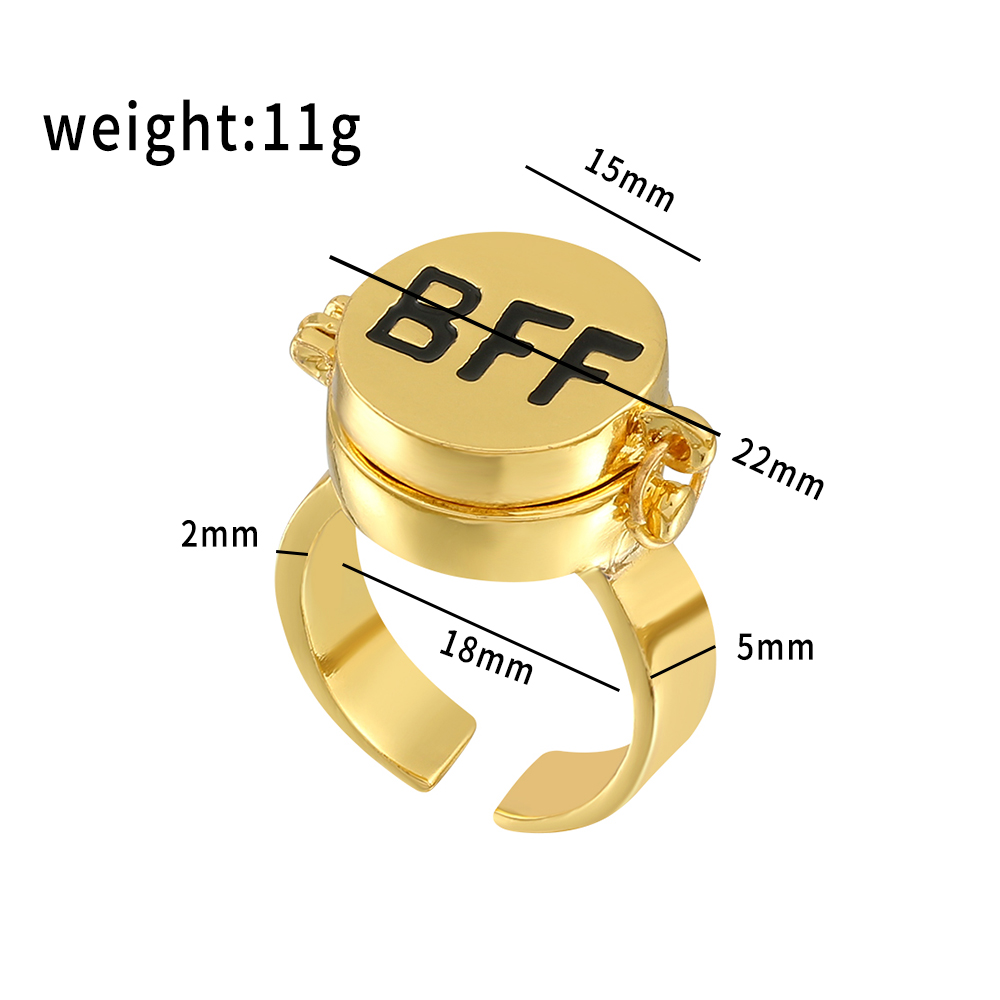 etsy spongebob bff ring