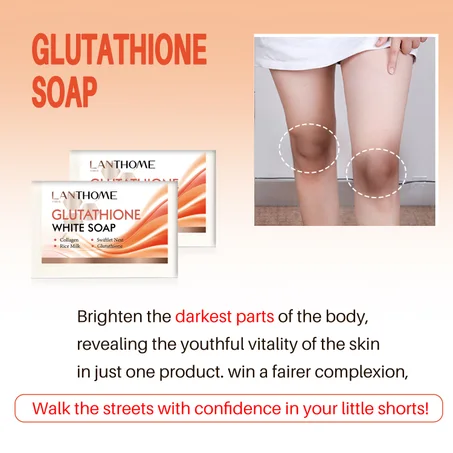 Skin Whitening Soap Hand Soap Lighten Dark Underarm Leg Remove Dead Skin Lightening Brightening Face Glowing Skin
