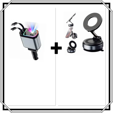 حل ذكي للسيارة: تثبيت + شحن بلا صداع 249DH