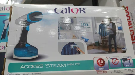 CALOR ACCESS STEAM FORCE DÉFROISSEUR VAPEUR STEAMER PUISSANT 3 EN 1