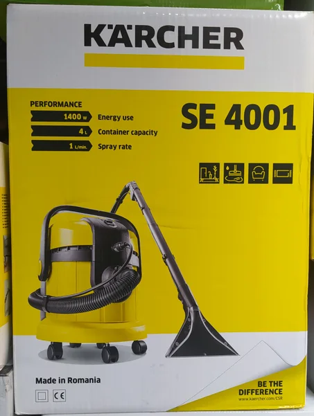 Aspirateur Nettoyeur 6en1 Avec Système Anti-Allergique Idéal Pour Animaux Kärcher SE 4001