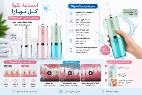 جهاز تنظيف الأسنان بالماء - Water Flosser USB