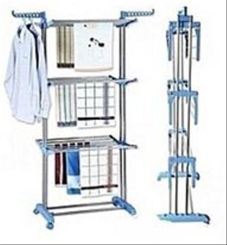 Séchoir-Sèche à Linge Et Vêtements-3 Trois Couches Pliants