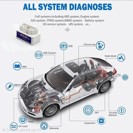 scanner OBD2 double carte mère