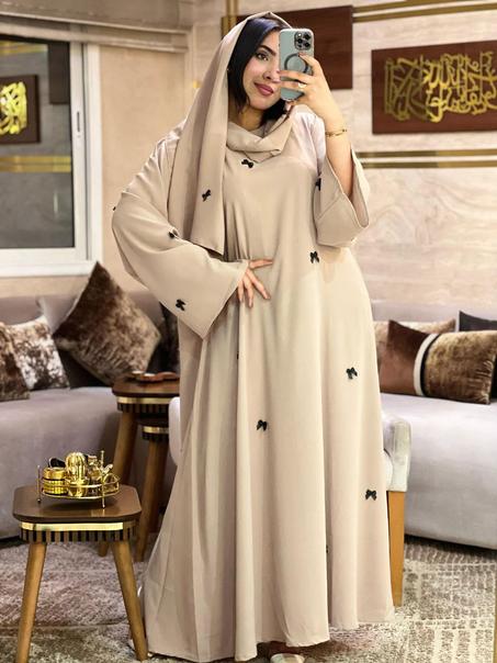 عباية + الفولار