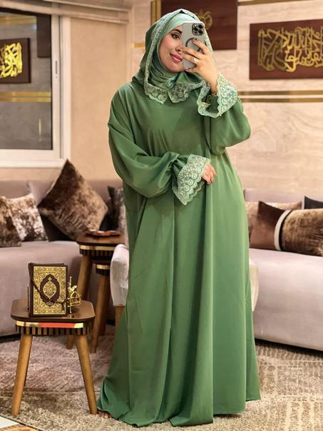 عباية الصلاة بالبوني ودونطيل