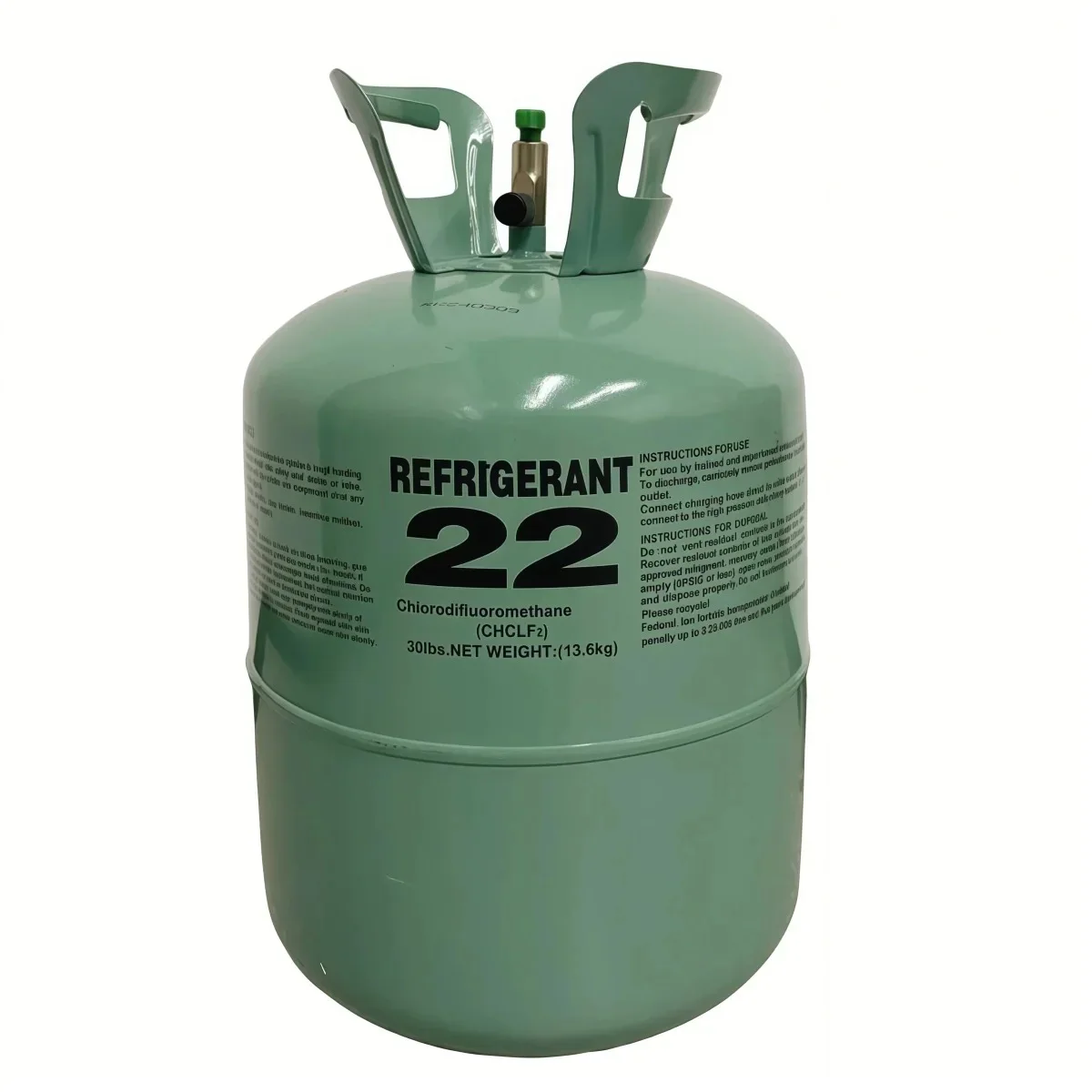 22LB R22 Refrigerant Cylinder - Reliable AC Cooling Solution - Steel Tank