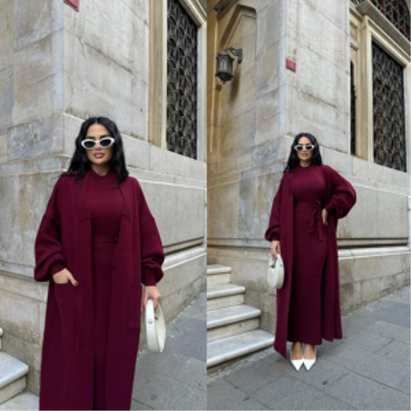 ROBE 2 PIECES EN MAILLE