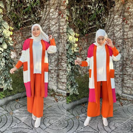 ENSEMBLE 3 PIECES MAILLE