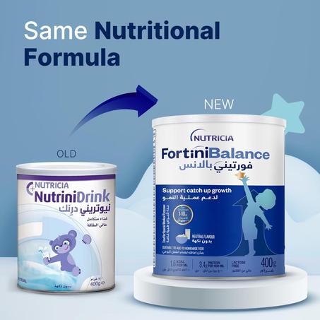 Fortini plus Danone Powder Unflavored 400g
