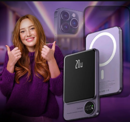 باور بانك مغناطيسي للايفون