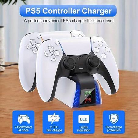 شاحن يد التحكم PS5 مزدوج