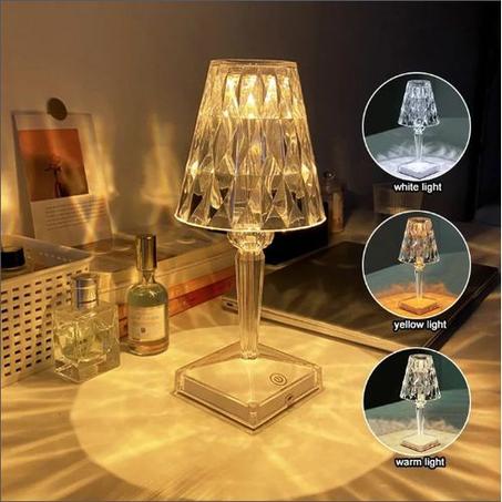 LED  مصباح طاولة كريستالي