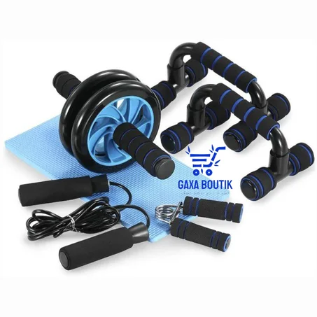 PACK 5EN1 DE FITNESS ULTRA COMPLET - ENTRAINEMENT PRO ET A DOMICILE