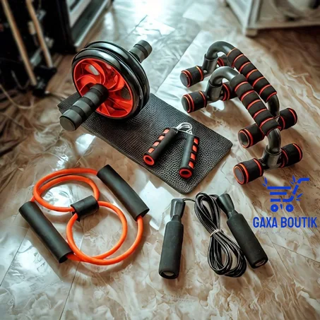 PACK 6EN1 DE FITNESS ULTRA COMPLET - ENTRAINEMENT PRO ET A DOMICILE