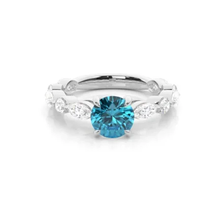 خواتم احجار التوباز الكريمة