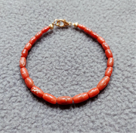 اساور حجر المرجان الحر الاصلي