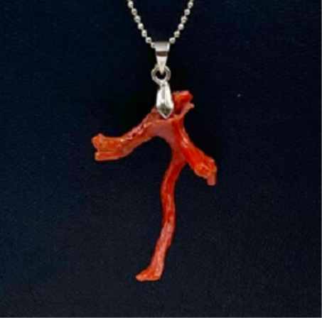 قلادات حجر المرجان الحر الاصلي