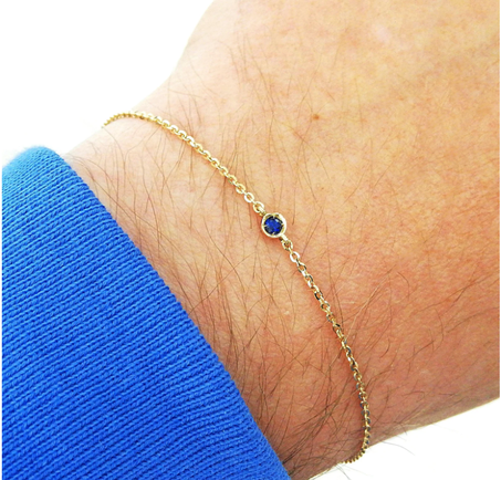 سوار ياقوت رجالي، سوار ذهب عيار 18 قيراط للرجال