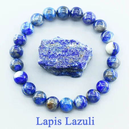 Bracelet en Pierre Naturelle Lapis Lazuli pour Femme