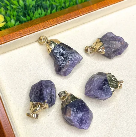 Pendentif Pierre Naturelle Brute