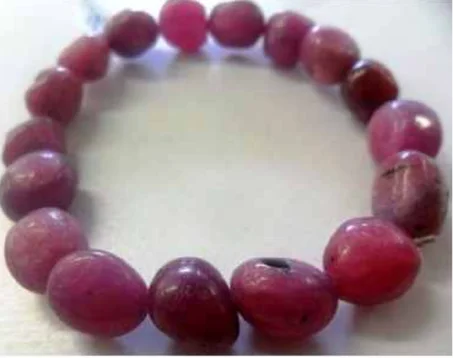 براسلي حجر الياقوت Bracelet rubis