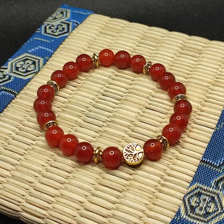 سوار شجرة الحياة من العقيق الأحمر، سوار الدورة الدموية، سوار الثقة