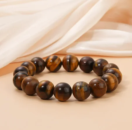 Bracelet en œil de tigre pour hommes et femmes