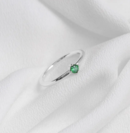 خاتم زمرد، خاتم بسيط، خاتم ذهب، خاتم نسائي، فضة إسترلينية، خاتم فضة، خاتم سوليتير، مجوهرات ذهبية، خاتم أخضر، مجوهرات رقيقة