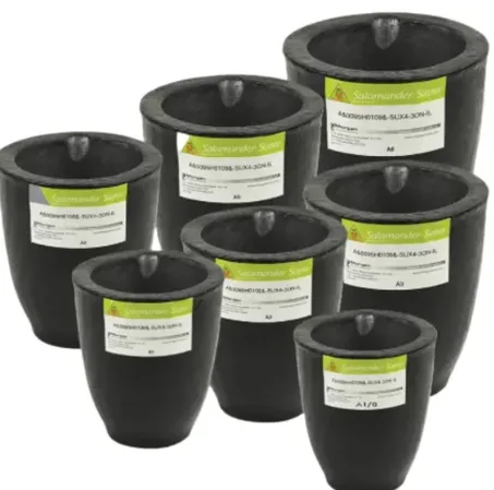 Creuset Graphite Salamander Morgan pour Fusion des Métaux