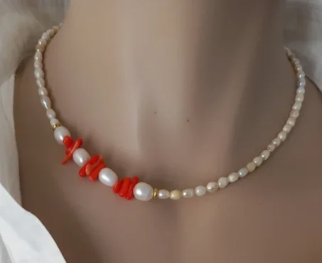 Collier de perles Collier de perles d’eau douce