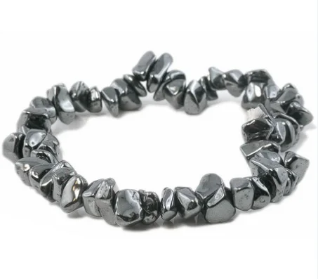 Bracelet Hématite (pierres baroques)