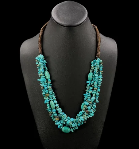 Collier tendance turquoise
