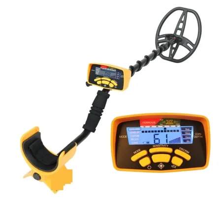 الكنز هنتر المهنية DM6450 11 بوصة لفائف الذهب للكشف عن المعادن تحت الأرض مقاوم للماء مؤشر عالية الحساسية